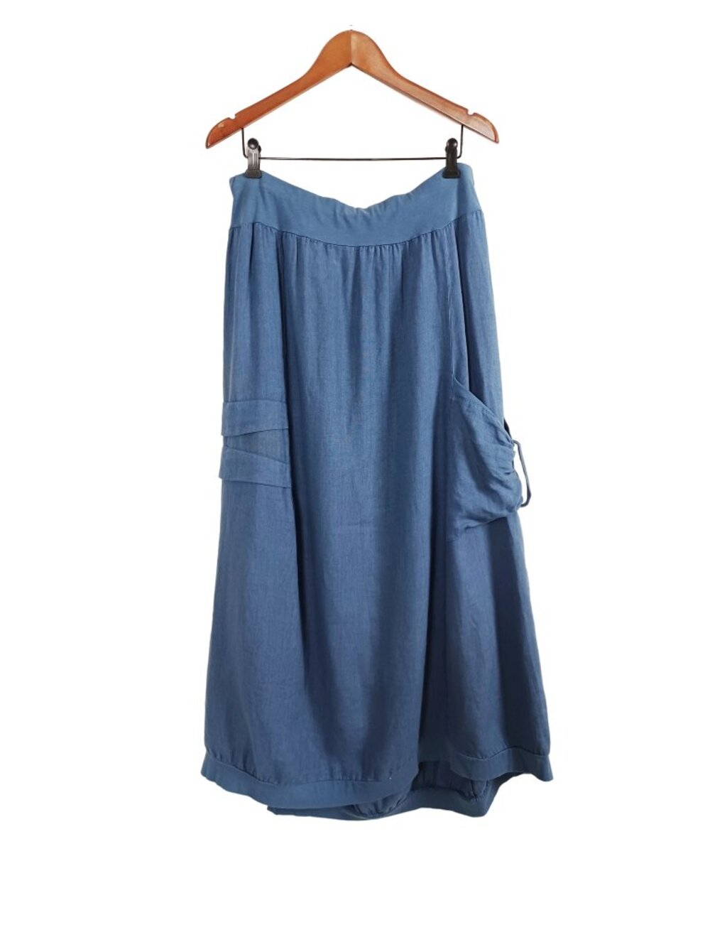Peruzzi Linen Lagenlook Maxi Skirt